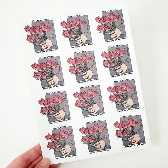 LB035 Thank you Poshmark Stickers [Price Firm] - Picture 4 of 8